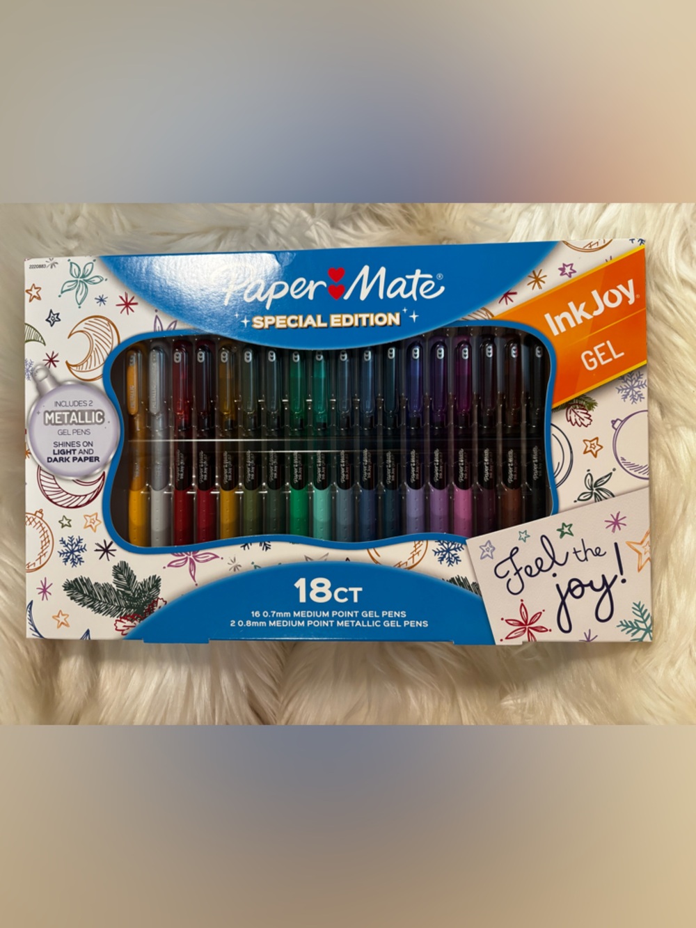 Paper mate InkJoy Gel Metallic Pens - 18ct Assorted Colors
